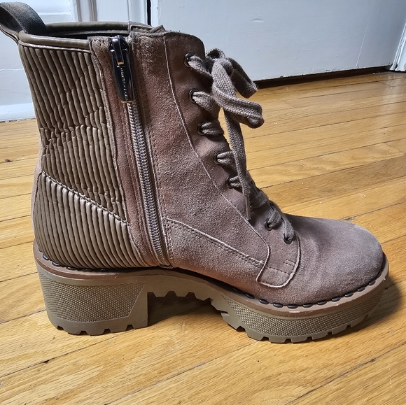 Suede Comabt Boots - Picture 6 of 12